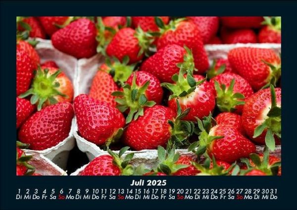 Produktbild: Obstkalender 2025 Fotokalender DIN A5
