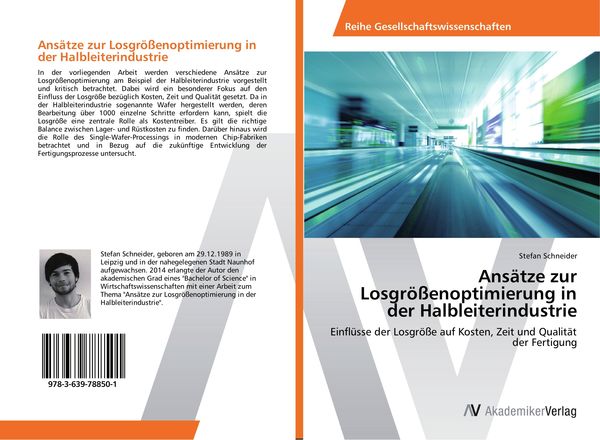 Produktbild: Ans&auml;tze zur Losgr&ouml;&szlig;enoptimierung in der Halbleiterindustrie