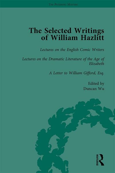 Produktbild: The Selected Writings of William Hazlitt Vol 5