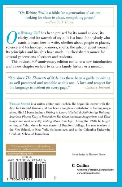 Produktbild: On Writing Well
