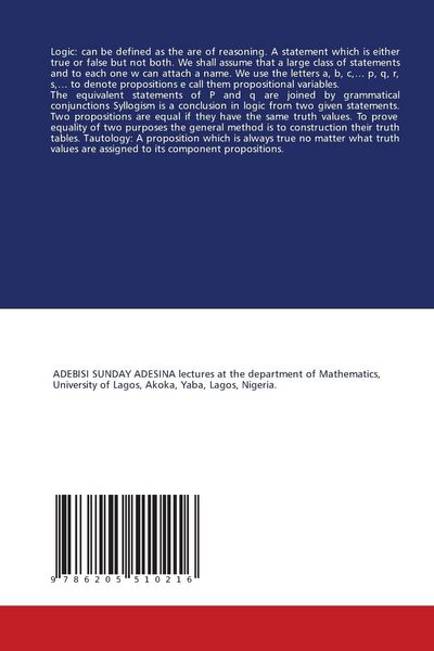 Produktbild: LOGIC AND LINEAR ALGEBRA
