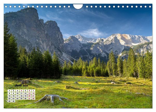 Produktbild: Berggipfel der Dolomiten (Wandkalender 2026 DIN A4 quer), CALVENDO Monatskalender