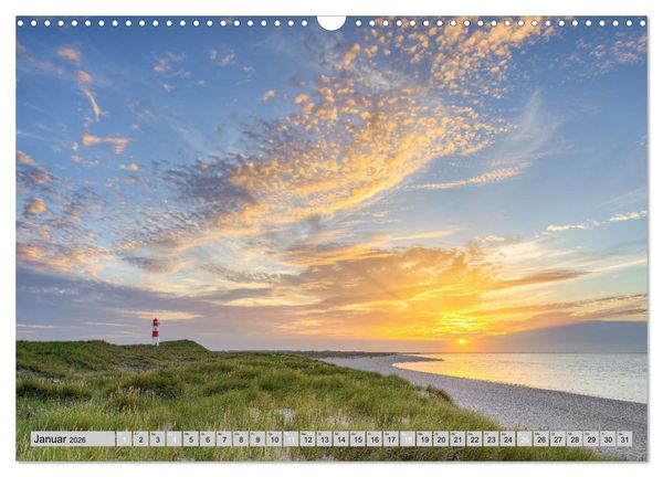 Produktbild: Wundersch&ouml;ne Nordsee - Faszinierende K&uuml;stenlandschaften (Wandkalender 2026 DIN A3 quer), CALVENDO Monatskalender