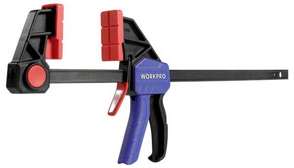 Produktbild: WorkPro WP232041 Einhandzwinge Produktabmessung, L&auml;nge: 450mm