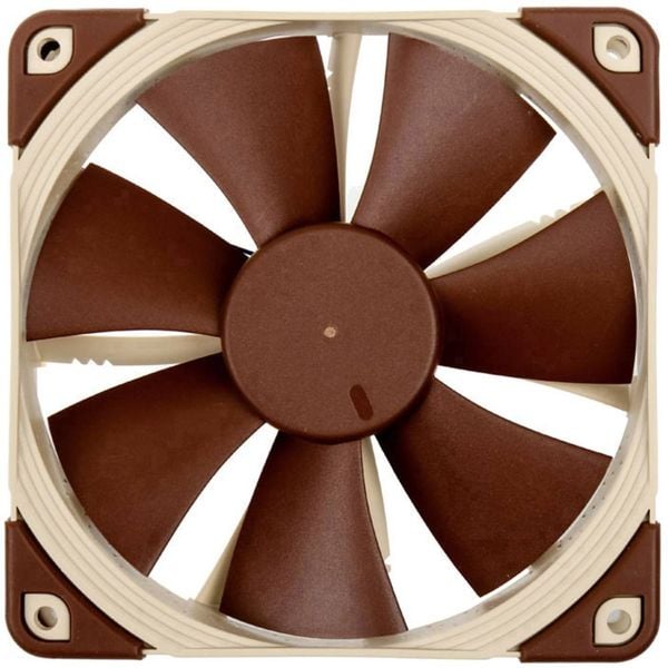 Noctua NF-F12 5V CPU-Kühler mit Lüfter Braun, Beige (B x H x T) 120 x 120 x 25 mm