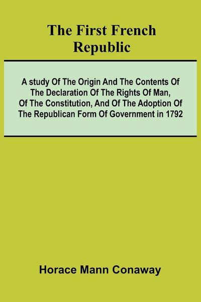 Produktbild: The first French Republic