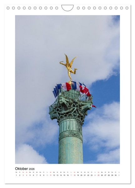 Produktbild: Paris (Wandkalender 2026 DIN A4 hoch), CALVENDO Monatskalender