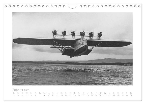 Produktbild: Reise mit dem Flugschiff - Dornier (Wandkalender 2026 DIN A4 quer), CALVENDO Monatskalender