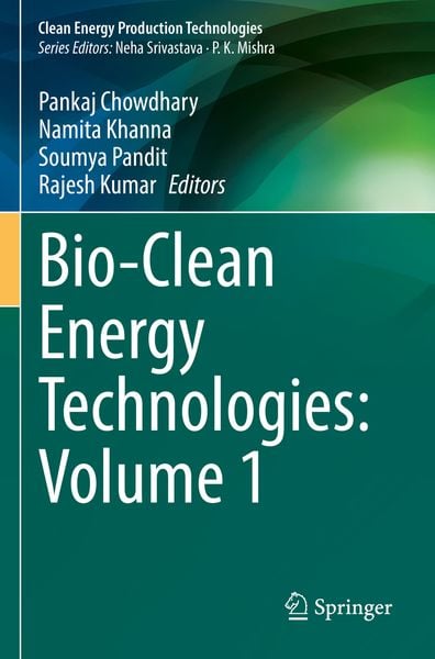 Produktbild: Bio-Clean Energy Technologies: Volume 1