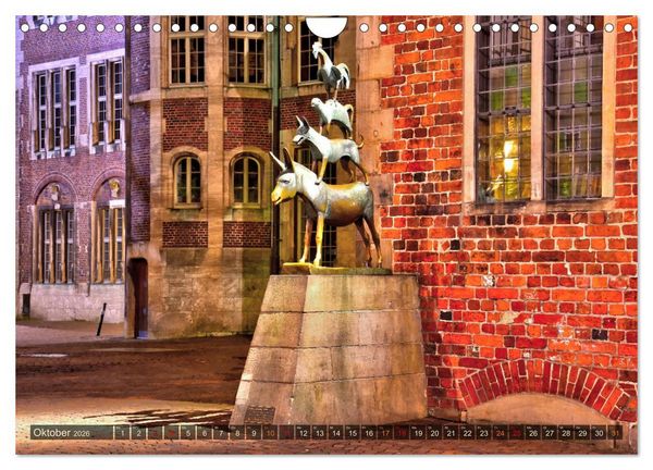 Produktbild: Bremer Perspektiven (Wandkalender 2026 DIN A4 quer), CALVENDO Monatskalender