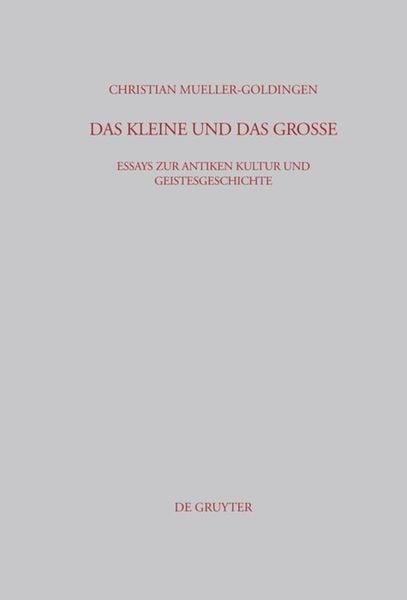 Produktbild: Das Kleine und das Gro&szlig;e
