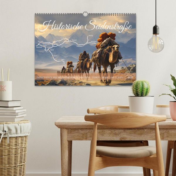 Produktbild: Historische Seidenstra&szlig;e (Wandkalender 2026 DIN A3 quer), CALVENDO Monatskalender