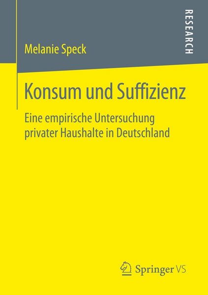 Produktbild: Konsum und Suffizienz