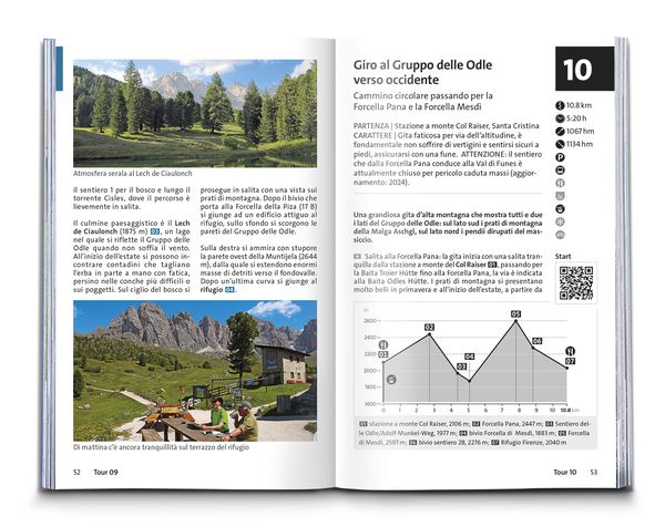 Produktbild: KOMPASS guida escursionistica Val Gardena, Val di Funes, Alpe di Siusi, 55 itinerari