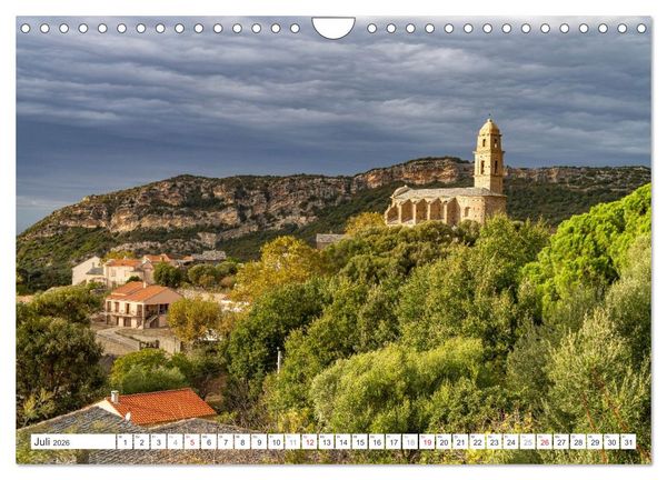 Produktbild: Korsika - Bastia und das Cap Corse (Wandkalender 2026 DIN A4 quer), CALVENDO Monatskalender