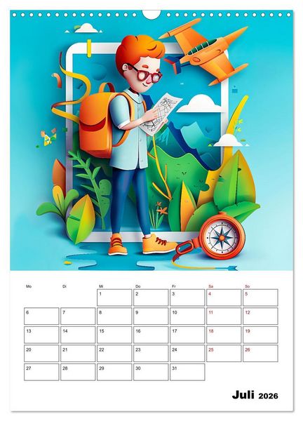 Produktbild: Traumjobs von Morgen - Der Zukunfts-Planer f&uuml;r gro&szlig;e Tr&auml;ume (Wandkalender 2026 DIN A3 hoch), CALVENDO Monatskalender