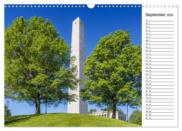 Produktbild: Stadtansichten aus Boston (Wandkalender 2026 DIN A3 quer), CALVENDO Monatskalender