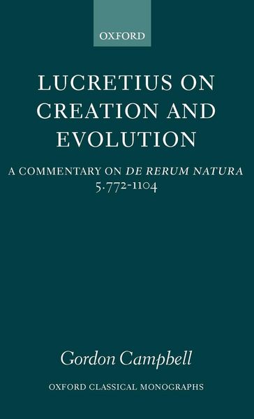 Produktbild: Lucretius on Creation and Evolution