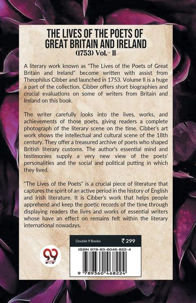 Produktbild: The Lives Of The Poets Of Great Britain And Ireland (1753) Vol.- II