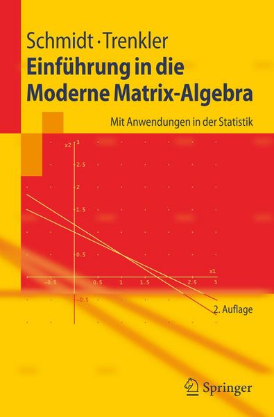 Produktbild: Einf&uuml;hrung in die Moderne Matrix-Algebra