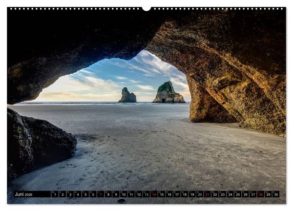 Produktbild: Neuseeland - Attraktiver S&uuml;den (Wandkalender 2026 DIN A2 quer), CALVENDO Monatskalender