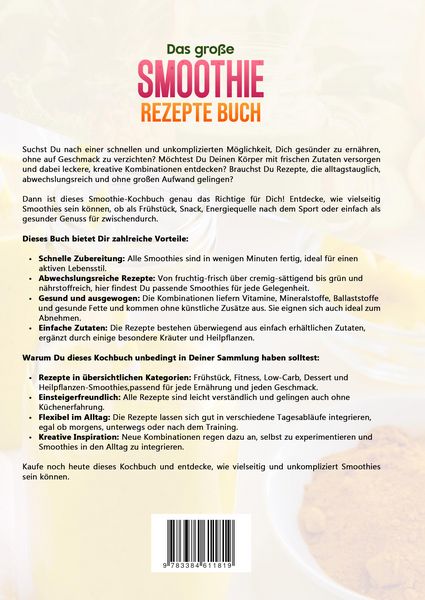 Produktbild: Das gro&szlig;e Smoothie Rezepte Buch