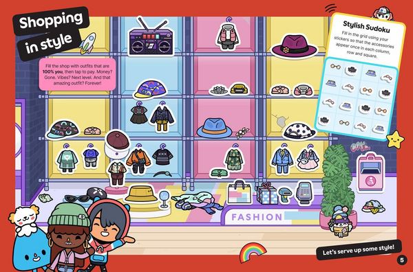 Produktbild: Toca Boca Find Your Style Sticker Book