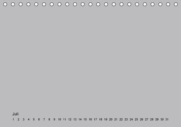 Produktbild: Geburtstags - Bastelkalender - Grau (Tischkalender immerw&auml;hrend DIN A5 quer)
