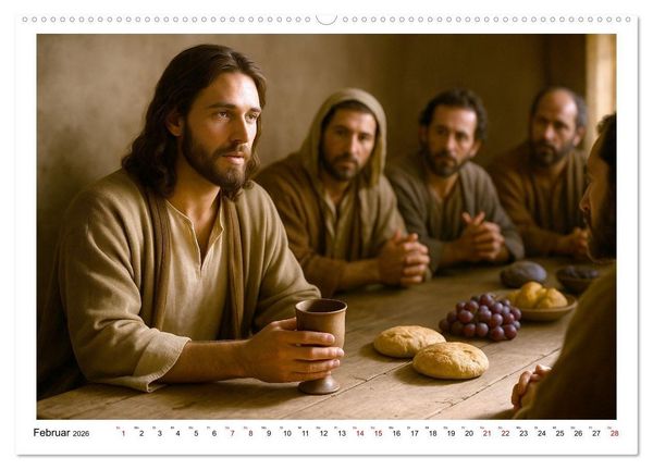 Produktbild: Mein Friede sei mit euch (hochwertiger Premium Wandkalender 2026 DIN A2 quer), Kunstdruck in Hochglanz