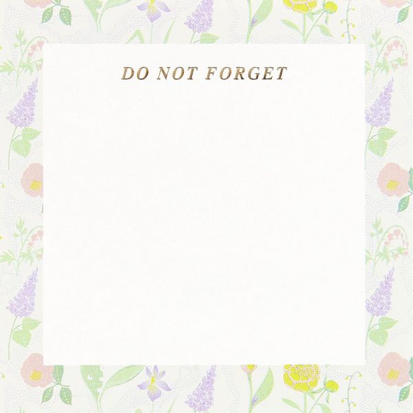 Produktbild: Notizzettel-Box Flower Frames MIX, 200 Blatt, 9x9 cm