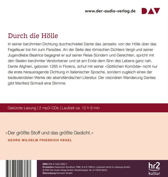 Produktbild: Die g&ouml;ttliche Kom&ouml;die