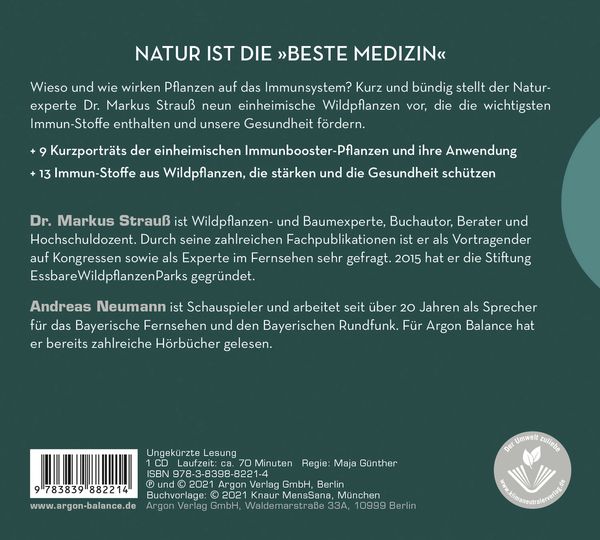 Produktbild: Strauß, M: Immunbooster Natur