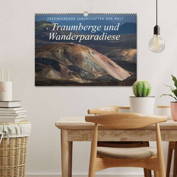 Produktbild: Faszinierende Landschaften der Welt: Traumberge und Wanderparadiese (Wandkalender 2026 DIN A3 quer), CALVENDO Monatskalender