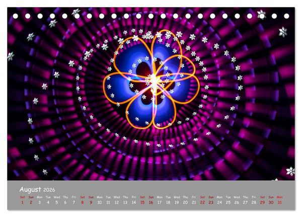 Produktbild: Light is Life and Fun (Desk Calendar 2026 DIN A5 landscape), CALVENDO 12 Month DeskCalendar