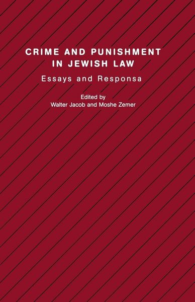 Produktbild: Crime and Punishment in Jewish Law