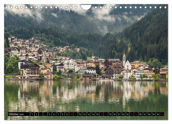 Produktbild: Bergseen in den Dolomiten (Wandkalender 2026 DIN A4 quer), CALVENDO Monatskalender
