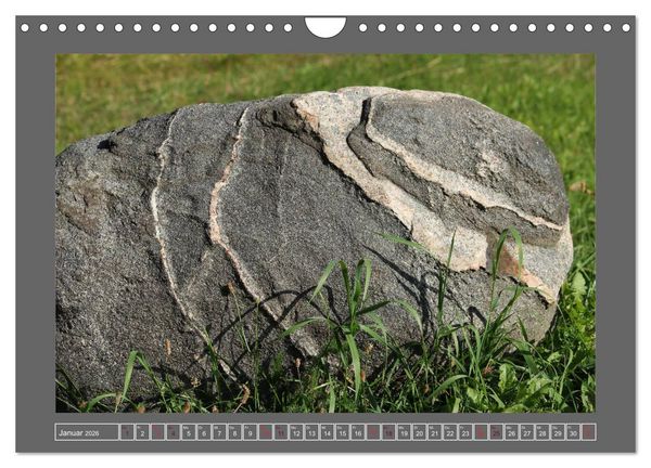 Produktbild: Gesteine und mineralische Bildungen (Wandkalender 2026 DIN A4 quer), CALVENDO Monatskalender