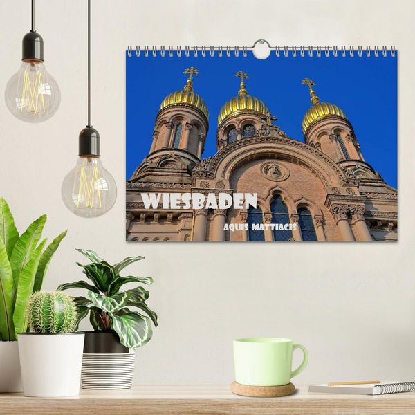 Produktbild: Wiesbaden Aquis Mattiacis (Wandkalender 2026 DIN A4 quer), CALVENDO Monatskalender