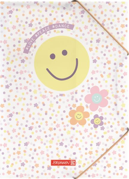 Produktbild: Brunnen Sammelmappe A4 PP Happy Hippie