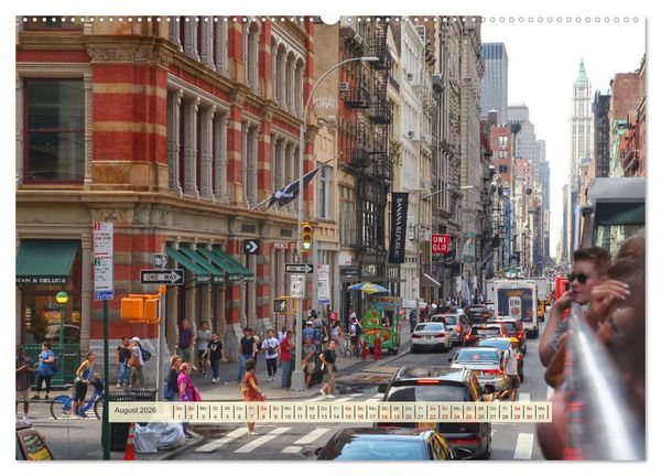 Produktbild: Streets of New York - Zu Fu&szlig; durch die Metropole der Superlative (hochwertiger Premium Wandkalender 2026 DIN A2 quer), Kunstdruck in Hochglanz