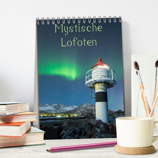 Produktbild: Mystische Lofoten (Tischkalender 2026 DIN A5 hoch), CALVENDO Monatskalender