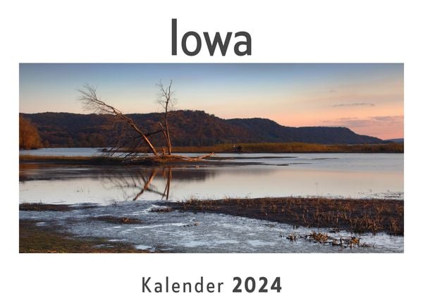 Produktbild: Iowa (Wandkalender 2024, Kalender DIN A4 quer, Monatskalender im Querformat mit Kalendarium, Das perfekte Geschenk)