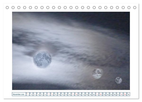 Produktbild: MoonMania (Tischkalender 2026 DIN A5 quer), CALVENDO Monatskalender