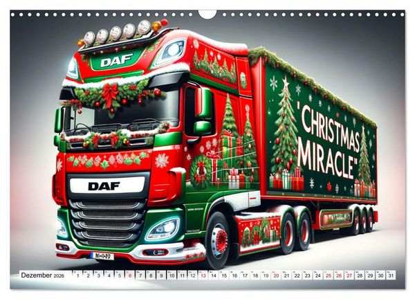 Produktbild: Faszination Truck: KI-Designs von Lack und Leistung (Wandkalender 2026 DIN A3 quer), CALVENDO Monatskalender