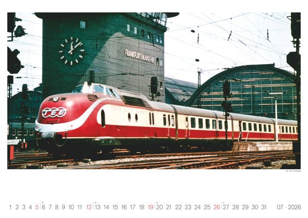 Produktbild: Eisenbahn-Nostalgie - Wandkalender im Format 42 x 29,7