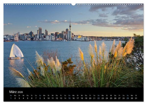Produktbild: Traumziel Neuseeland 2026 (hochwertiger Premium Wandkalender 2026 DIN A2 quer), Kunstdruck in Hochglanz