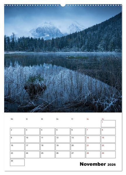 Produktbild: Traumhaftes Berchtesgadener Land (Wandkalender 2026 DIN A2 hoch), CALVENDO Monatskalender
