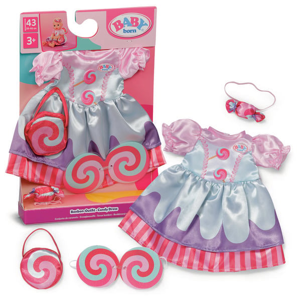 Produktbild: Zapf Creation BABY born Puppenkleidung Bonbon-Outfit 43cm