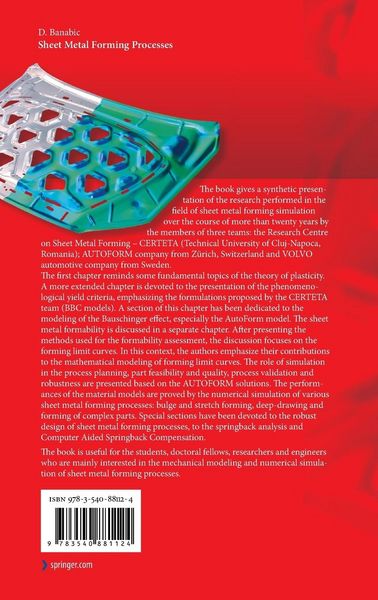 Produktbild: Sheet Metal Forming Processes