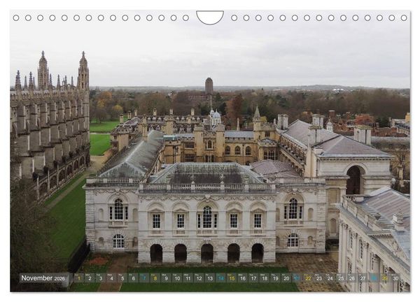 Produktbild: The historic Cambridge (Wall Calendar 2026 DIN A4 landscape), CALVENDO 12 Month Wall Calendar